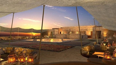 Ein Resort in der Wüste