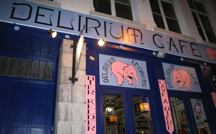 Das Cafe Delirium von außen