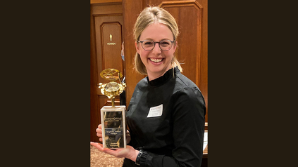 Nele Landschof, Inhaberin und Geschäftsführerin des Ringhotel Sellhorn, gewinnt mit ihrem Haus zum zweiten Mal hintereinander den "Goldenen Kompass" (Foto: © Ringhotels e.V.)