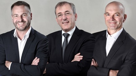 v.l.: Niels Falkenstein, Christian Schollen und Frank Becker. (Foto: © Schollen Hotelberatung)