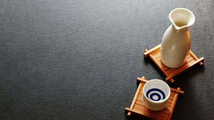 Sake Schale und Krug
