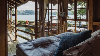 Ein Zimmer im Bootshaus in Luzern
