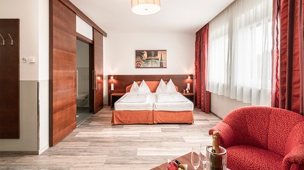 Zimmer des künftigen Best Western Hotel Walserberg