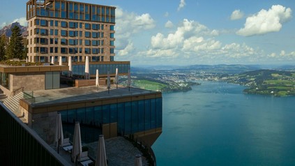 Panorama des Hotels Bürgenstock in der Schweiz