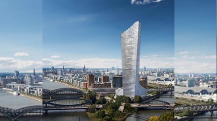Rendering des Hamburger Elbtowers