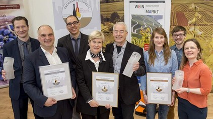 Die Gewinner des diesjährigen Fachhandelspreises auf der ProWein 2017