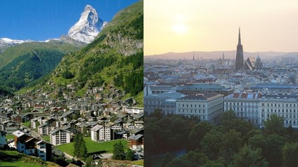 Wien und Zermatt