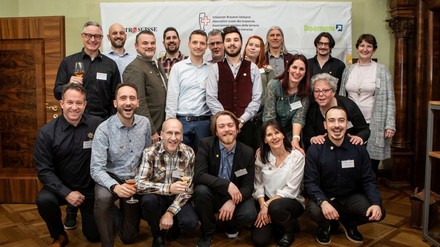 Gruppenbild der neuen Biersommeliers