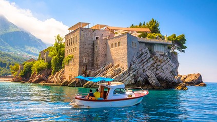 Eine Insel in Montenegro