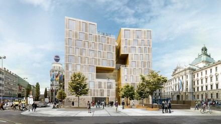 Neubau im Zentrum Münchens