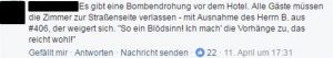 Witziger Kommentar Facebook