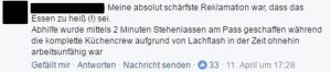 Witziger Kommentar Facebook