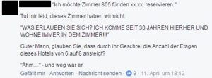 Witziger Kommentar Facebook