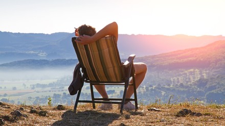 Urlauber auf der Schwäbischen Alb
