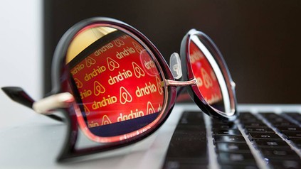 Das Logo von Airbnb
