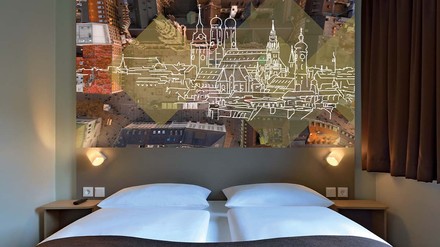 Zimmer des B&B Hotel München-Hbf