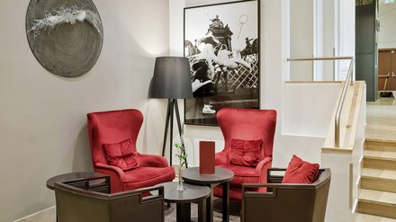 Blick in die Lobby des Hotel Rathauspark in Wien