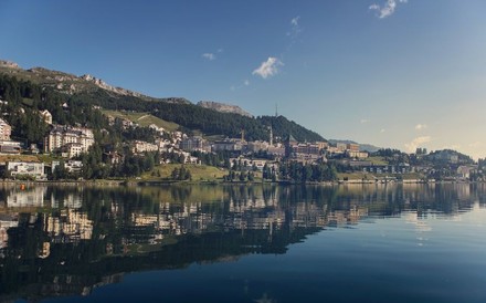Panorama von St. Moritz