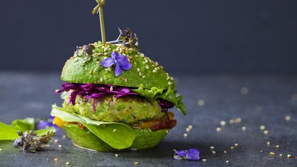 Ein veganer Burger