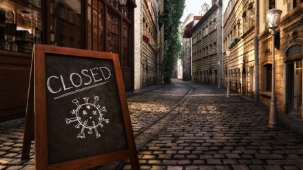 Aufsteller: Closed