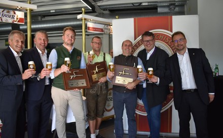 Josef Paukenhaider, Christian Perthaler, Florian Malfent, Sieger Matthias Steinmaurer, Fritz Strondl, Thomas Stockinger und Christian Payrhuber