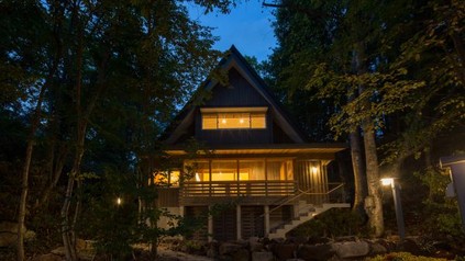 Haus nachts
