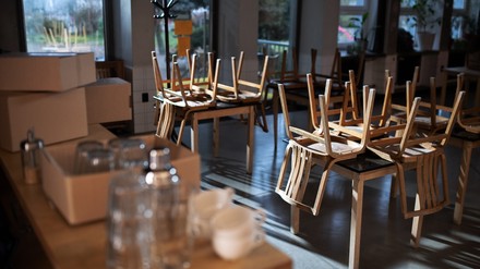 Ein leeres Restaurant