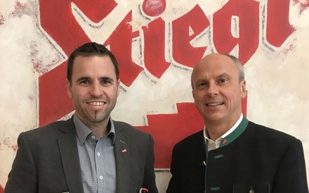 Stiegl-Kreativbraumeister Markus Trinker und Stiegl-Chefbraumeister Christian Pöpperl