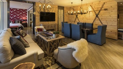 Alpin dekorierte Suite im Hotel Eclat in Peking