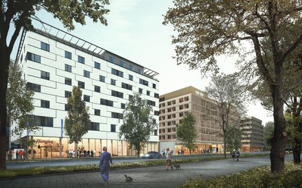 Rendering der geplanten Hotels