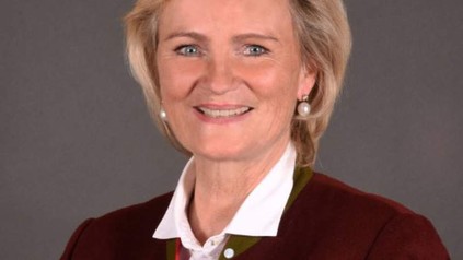 Die Präsidentin des Bayerischen Hotel- und Gaststättenverbandes DEHOGA Bayern, Angela Inselkammer