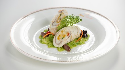 Nahaufnahme eines Signature Dishes