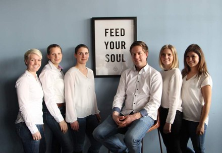 Pia Rüpl, Victoria Bosse, Maren Bögel, Damian Fürbaß, Stefanie Werner und Karin Sigel