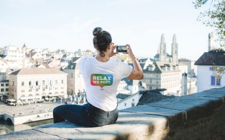 Instagram-Sitter macht ein Foto
