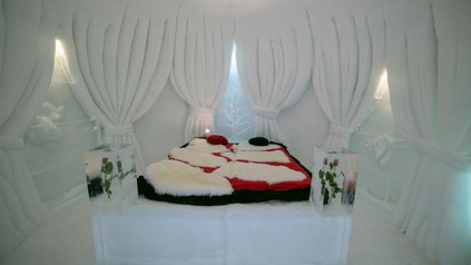 Eis-Suite in einem Iglu