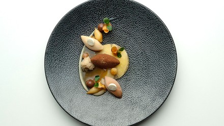 Ein Signature Dish aus dem Restaurant Schwarzenstein