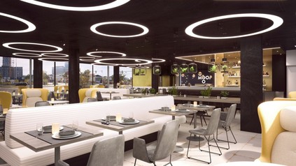 Restaurant im Mooons Hotel