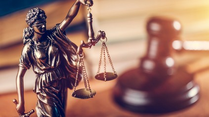 Statue der Justitia