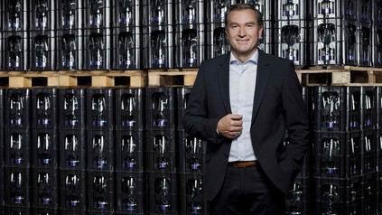 Albert Weber, Leiter der Gastronomie der Adelholzener Alpenquellen