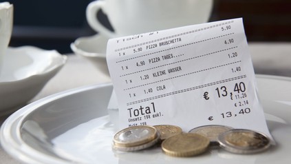 Lokalrechnung über 13,40 Euro