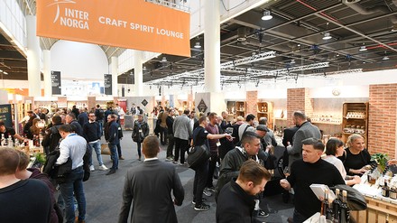 Messegeschehen auf der INTERNORGA im Bereich der Craft Spirit Lounge