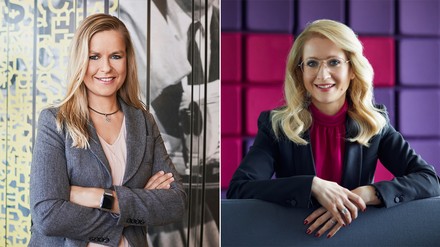 BdS-Präsidentin Sandra Mühlhause und BdS-Hauptgeschäftsführerin Andrea Belegante