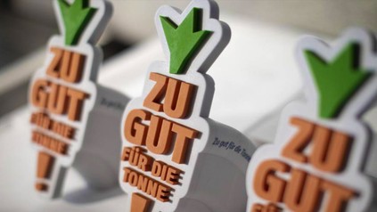 Das Logo von "Zu gut für die Tonn"