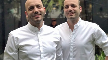 Die Gebrüder Sühring in Kochjacken