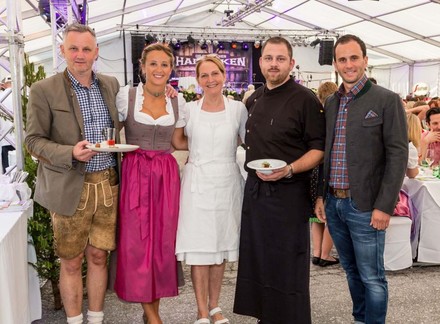 Filzmooser Genussnacht: Andreas Gann, Michaela Kirchgasser, Johanna Maier, Wolfgang Knechtl und Philipp Schörghofer