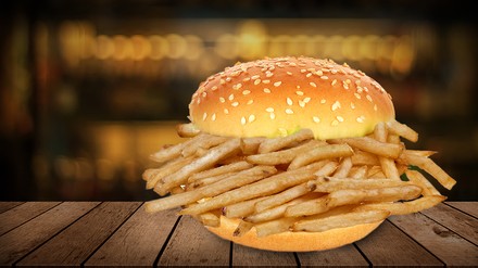 Der neue Pommesburger von Burger King