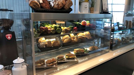 Der von Aramark geführte Kiosk von SAP kommt komplett ohne Plastik aus. (Foto: © Aramark)
Plastikfreier SAP Kiosk