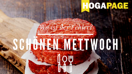 Drei Mett Pattys übereinander gestapelt