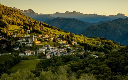 Landschaft in der Schweiz