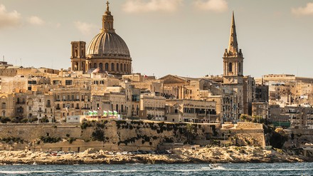 Blick auf Valetta, Malta